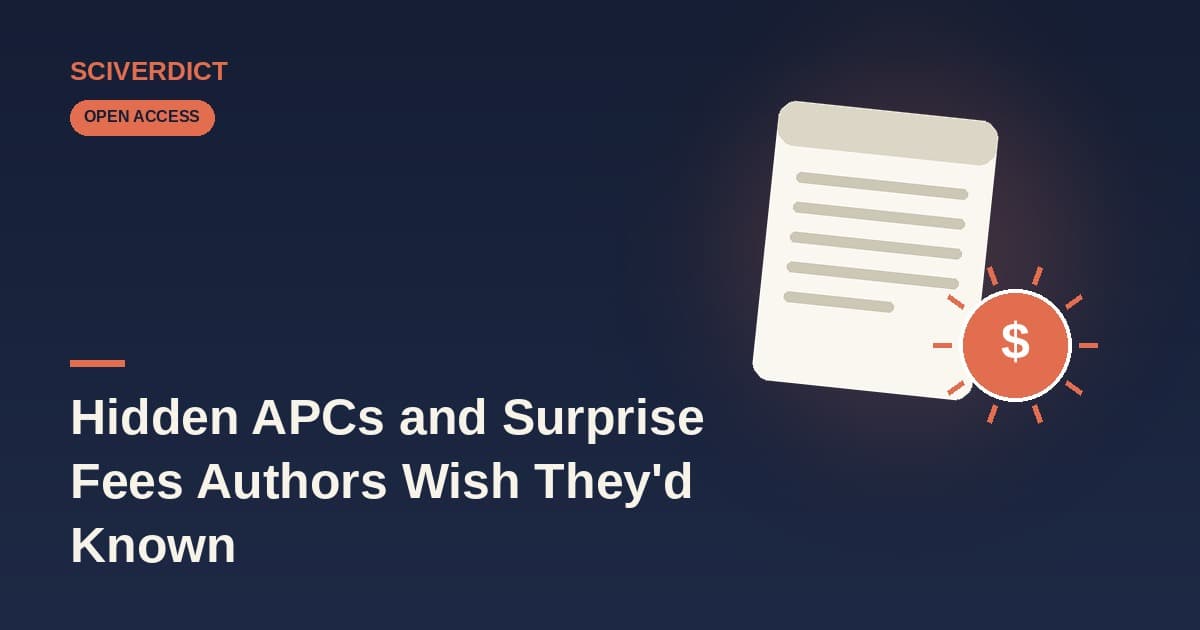Hidden APCs and Surprise Fees Authors Wish They'd Known